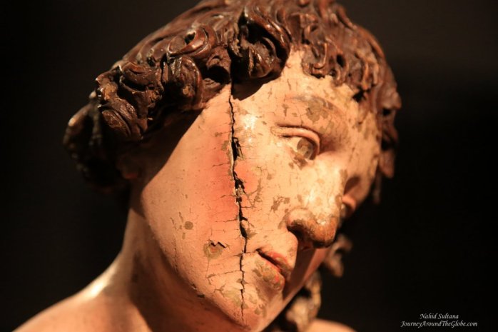 A medieval sculpture in Rijksmuseum, Amsterdam