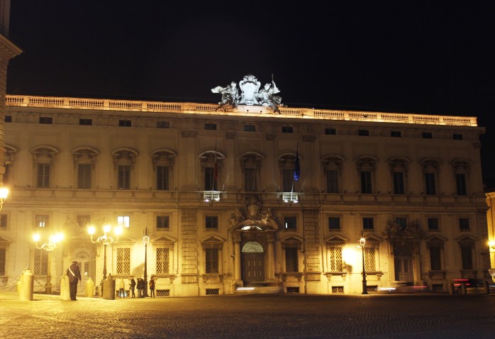 Presidential Palace in Piazza del Quirinele