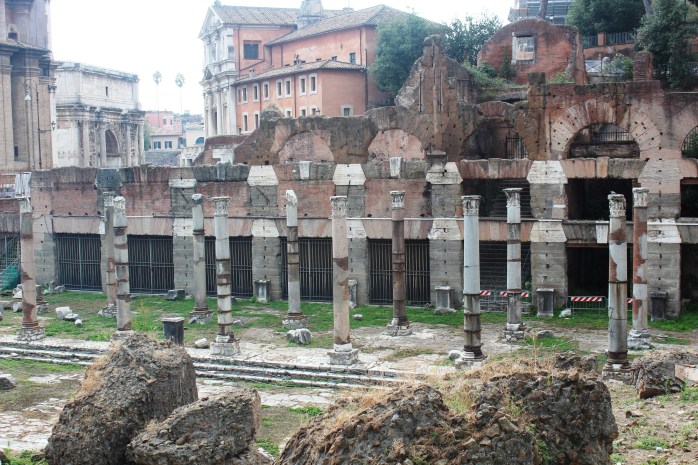 Ruins from ancient Rome are everywhere