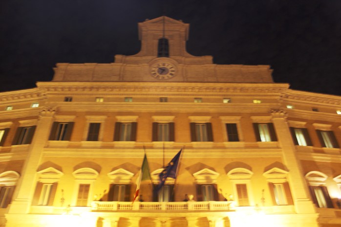Italian Pariament in Piazza di Monte Citorio