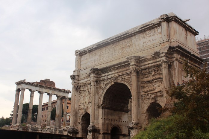 Temple of Saturn and Arch of Septimius Severus