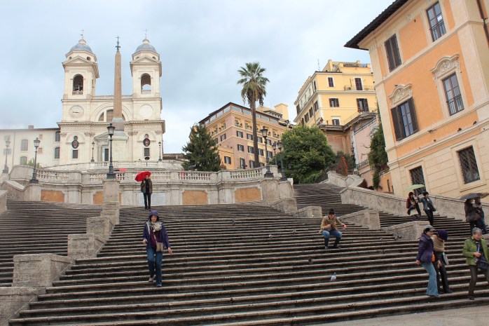Spanish Steps with the French Church Trinita dei Monti