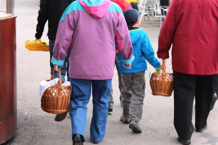 We saw many locals carrying these baskets with grocery/bakery inside covered with cute, lacey fabric...very unique I thought