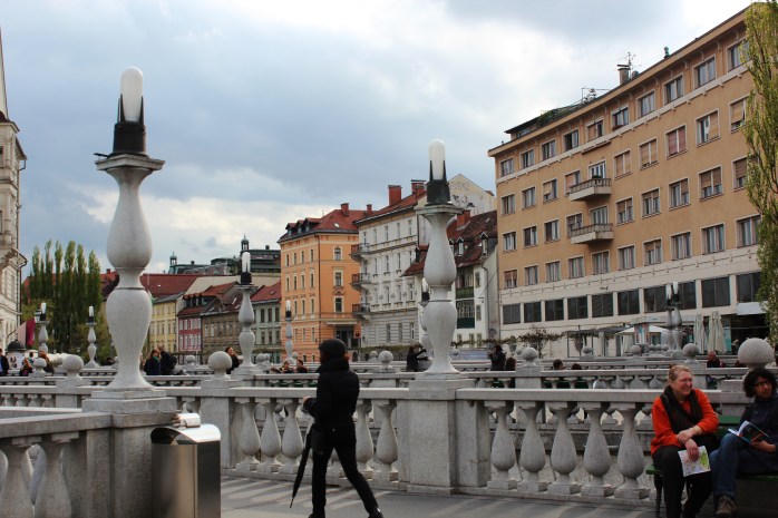 Triple Bridge in Ljubljana, Slovenia