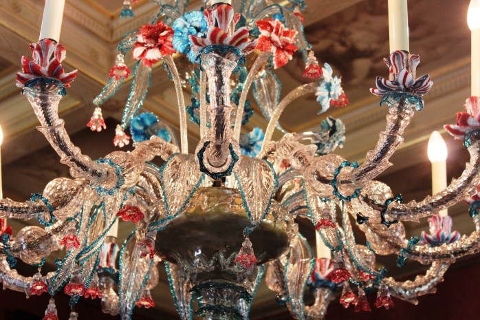 An original Venetian chandelier, look at the detailed work