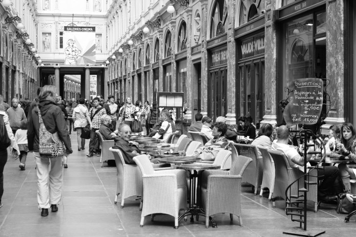 Inside St. Hubert Mall, one of the oldest mall in Europe