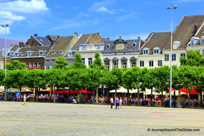 Cafes in Vrijthof, Maastricht, The Netherlands