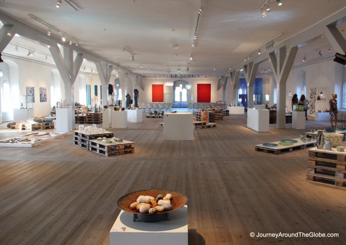 The original library of Copenhagen University inside Roud Tower, now has a museum, a cafe, and a shop