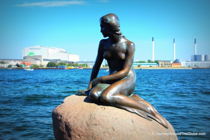 Little Mermaid, a world-famous statue and the most photographed landmark in Copenhagen