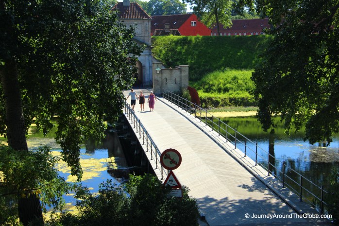 Entrance to Citadel in Copenhagen, Denmark