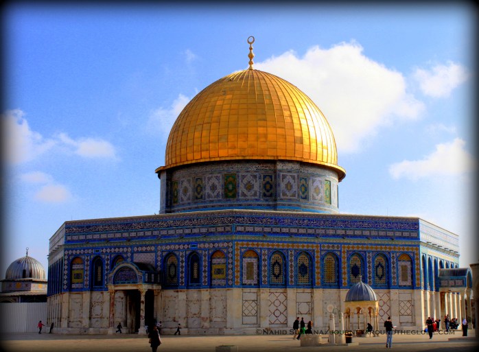 The grand and gorgeous Dome of the Rock on Temple Mount, Old Jerusalem