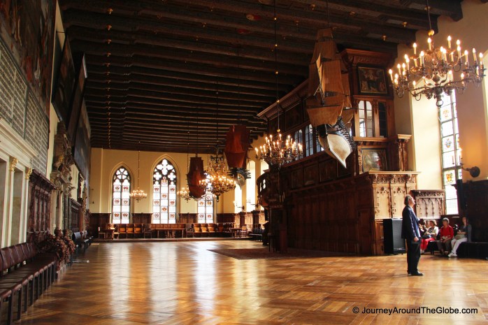 Inside Bremen Town Hall - a main hall (Germany)