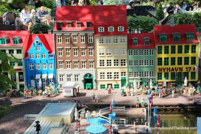 Miniature version of Copenhagen's Nyhavn in Legoland Billund