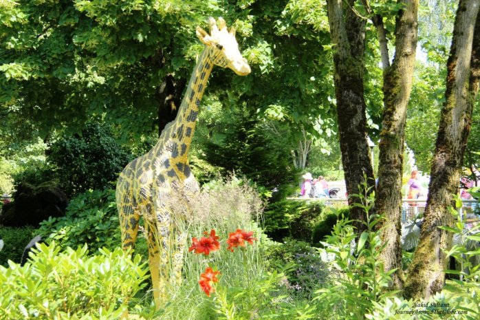 Lego safari park in Legoland Billund, Denmark