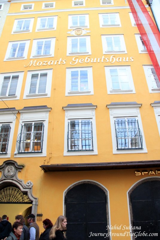 Mozart's Birthplace where he was born in 1756 and spent his childhood...Salzburg, Austria