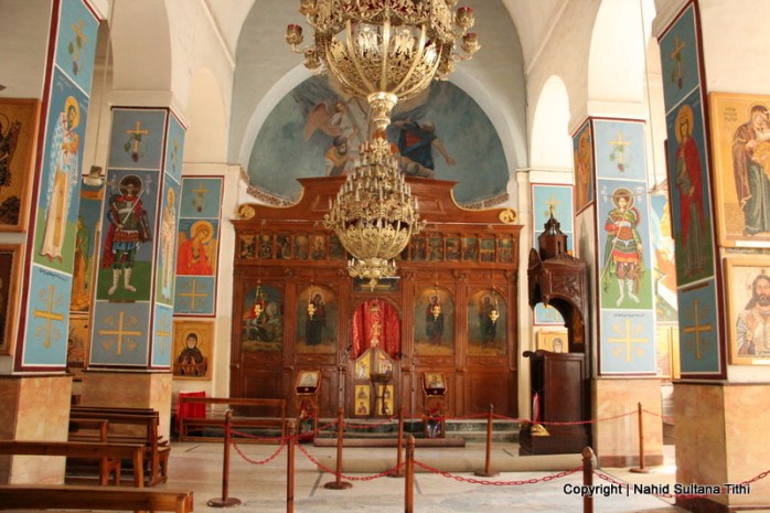 Greek Orthodox Church of St. George in Madaba which houses the mosaic map of Holy Land from the 6th century.