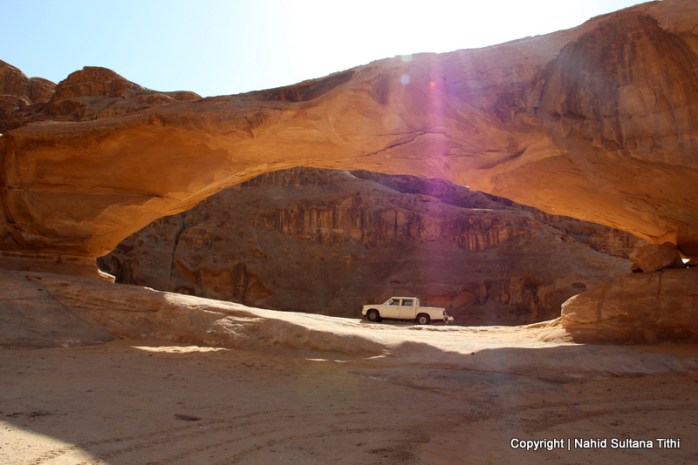 Another natural bridge of Wadi Rum