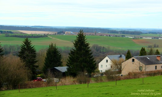 A beautiful day in Wallonia, on our way to Dinant from Tervuren, Belgium