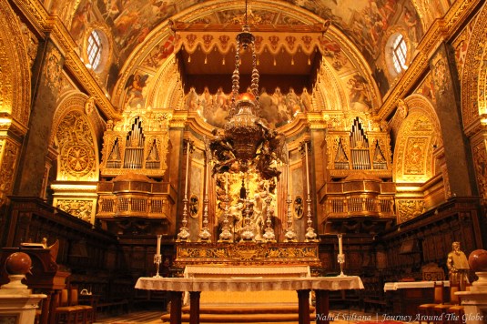 St. John's Cathedral in Valletta, Malta...served as the headquarter of Knights of St. John in 1577