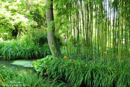 Claude Monet's garden and village in Giverny, France