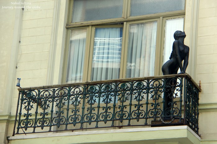 Saw this unique statue while walking around Ostend, Belgium
