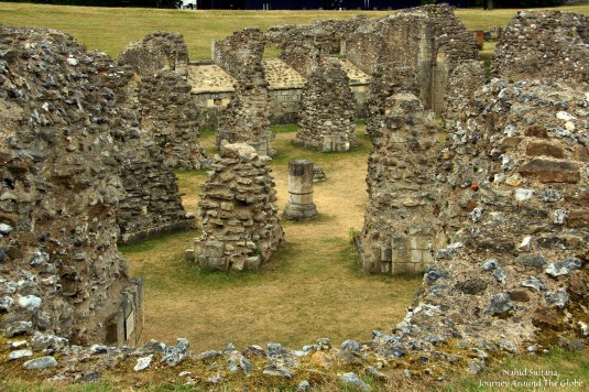 Ruins of St. Augustine's Abbey in Canterbury, England