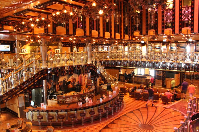 The atrium of Carnival Legend