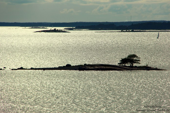 From our cabin balcony, by Helsinki coast