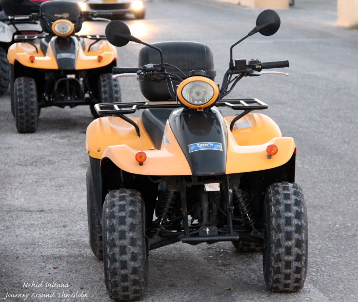 ATV - the best way to get around the island