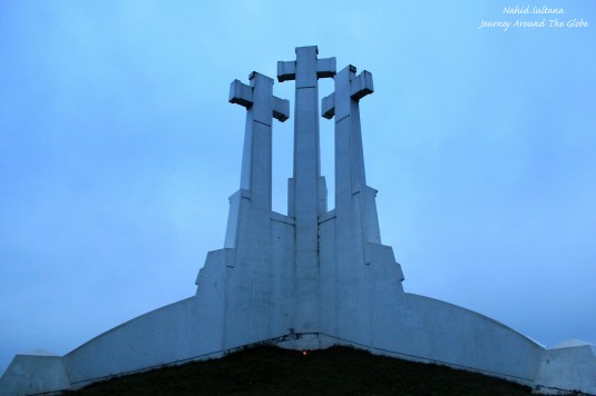 Hill of Three Crosses in Vilnius, Lithuania