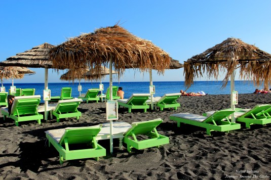 Perissa Beach, Santorini