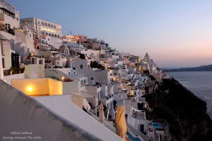 Fira after dark