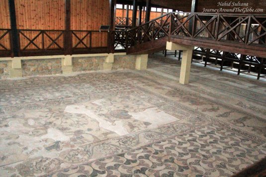 Mosaic from 2nd-4th century in House of Dionysus  in Paphos, Cyprus