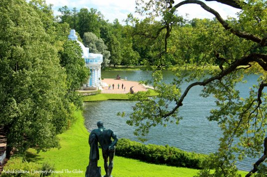 Garden of Tsars' Village in St. Petersburg