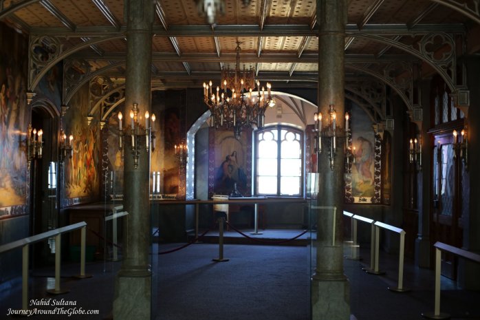 Inside Hohenschwangau Castle, the guide let me take only this picture