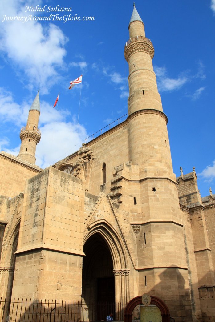Selimiye Mosque from the 13th century, one of the top landmarks of Northern Cyprus