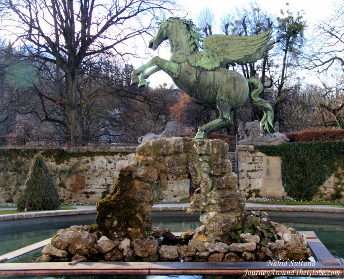 Pegasus in Mirabell Garden which was seen in the movie couple times