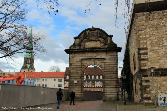 Leine Castle and its surrounding in Hannover, Germany