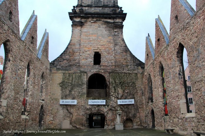 Ruins of Aegidien Church in Hannover, Germany