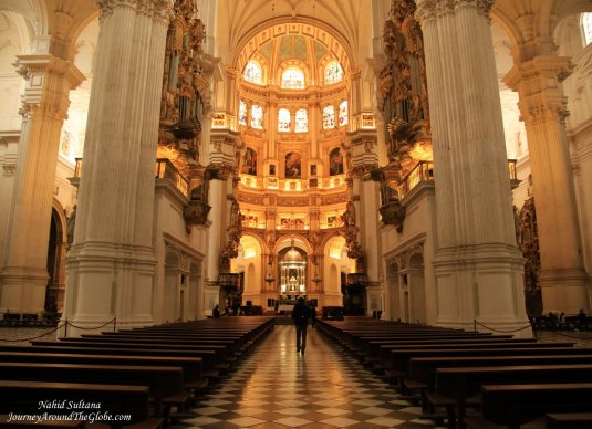 Granada Cathedral - the 2nd biggest cathedral in Spain