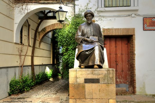 Looks like a statue of a Caliphate (?) in Jewish quarter of Cordoba, Spain