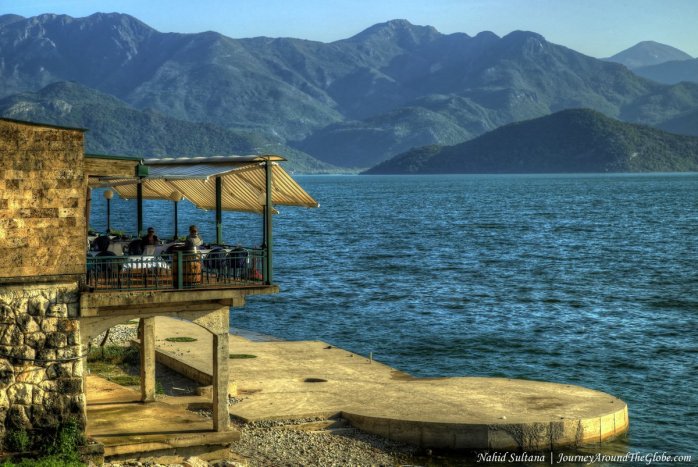 Skader Lake - the largest lake in the Balkans near Podgorica, Montenegro