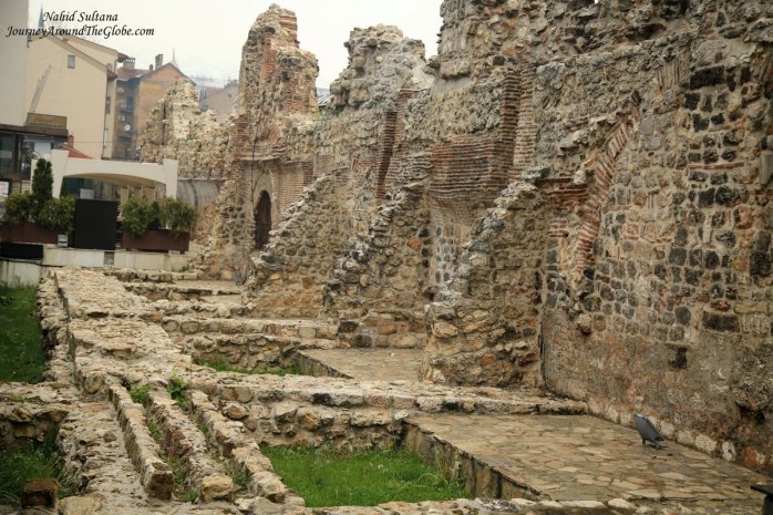 Ruins of Taslihan - an old hotel/inn from the Ottoman's time in Sarajevo
