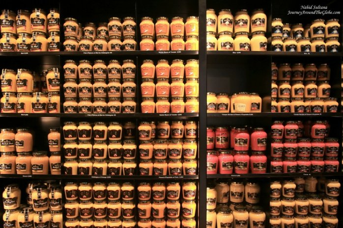 A mustard shop "Maille" on Rue de la Liberte in Dijon, France