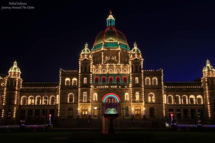 British Columbia Provincial Parliament in the heart of Victoria, Canada