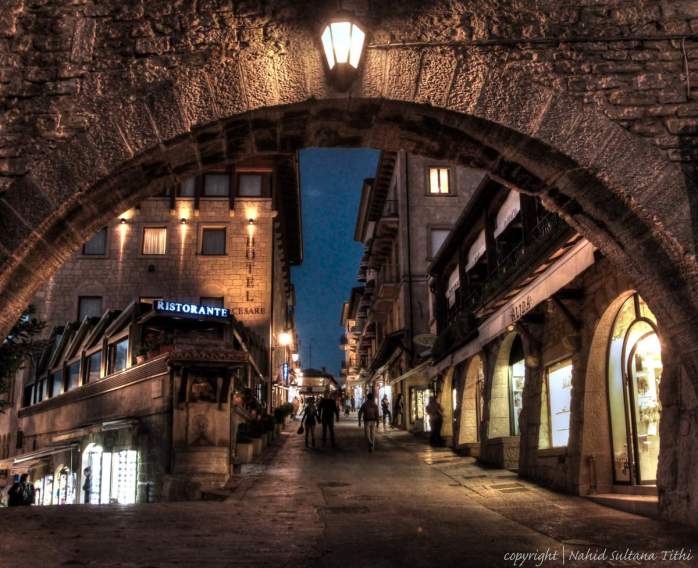 One of the gates to enter the Old Town of San Marino