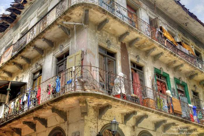 Historic part of Panama City, Casco Viejo in Panama