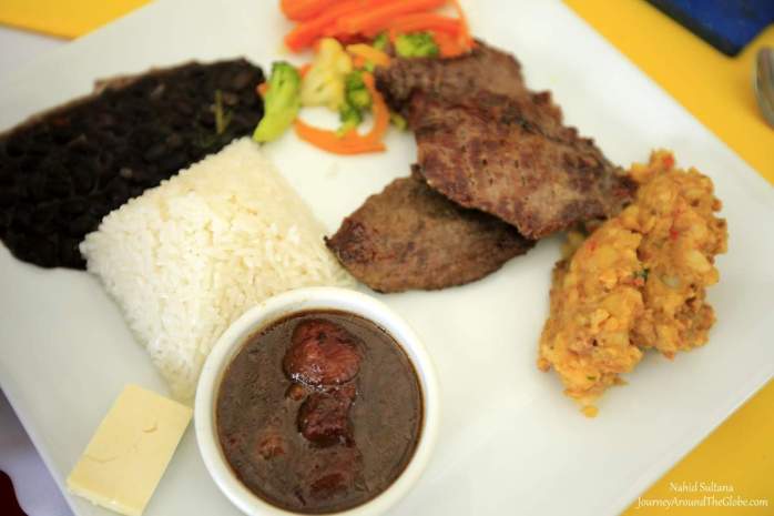 Our traditional lunch in La Casona del Cafetal in Orosi Valley, Costa Rica