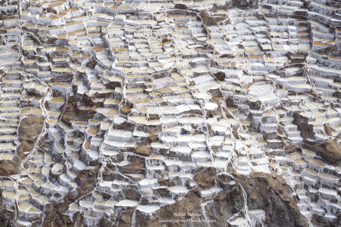 Salt pans of MARAS SALINERAS in Peru