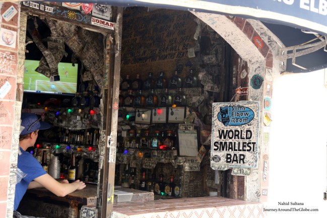 World's Small Bar in Downtown Cabo San Lucas, Mexico